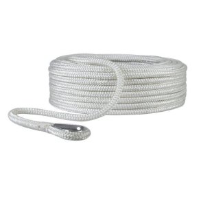 Ankertov flettet polyester med bly 12mm, 15m