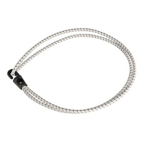 1852 Elastik med krog 4mm hvid 30cm pose med 5stk