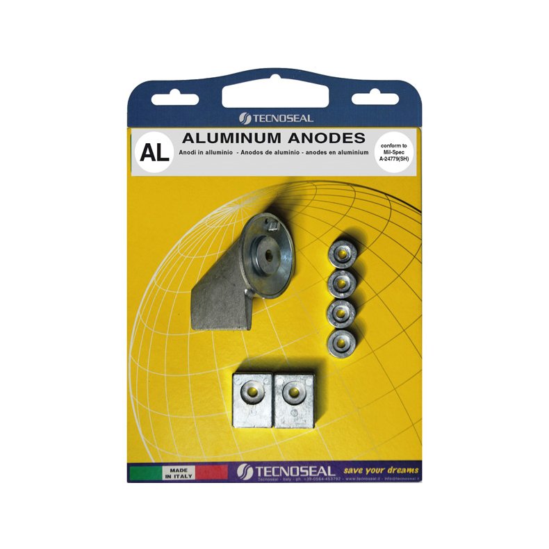 Tecnoseal alu anode kit til suzuki 40 & 50hk