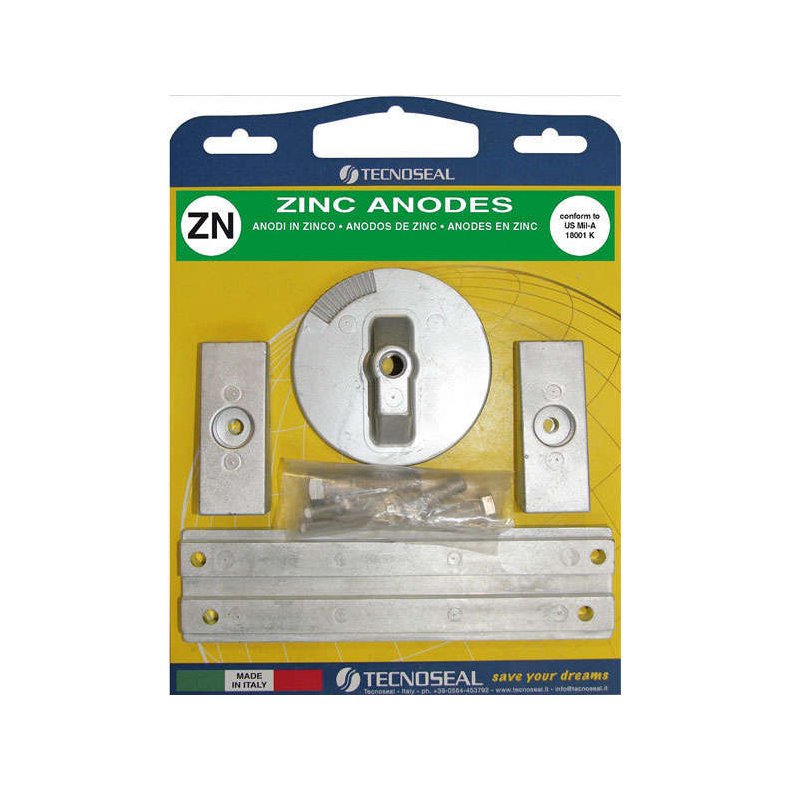 Tecnoseal zink Anode kit mercury verado 4 cyl.