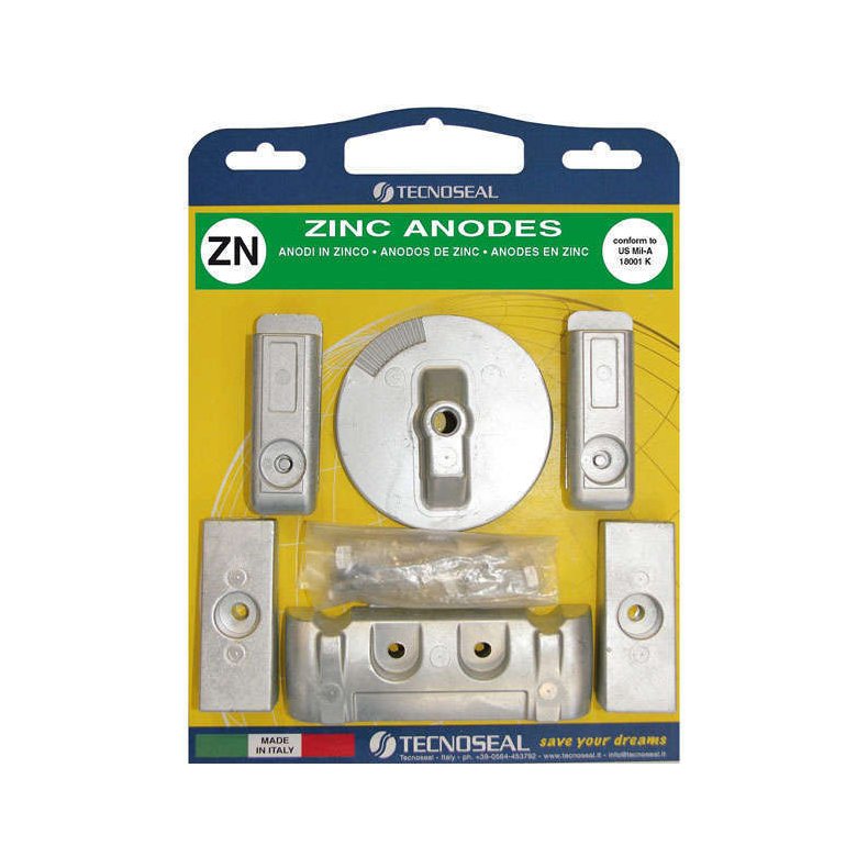 Tecnoseal zink Anode kit mercury verado 6 cyl.