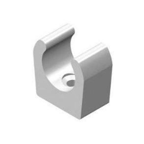 Whale monteringsklips 15mm sort, 10 stk