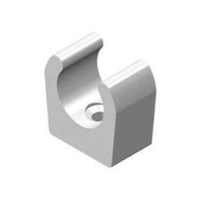 Whale monteringsklips 15mm sort, 100 stk