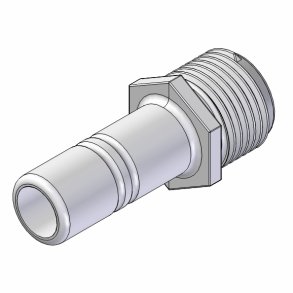 Whale adapter han 1/2 15mm slangestuds, 2 stk