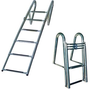 Brostige teleskop i rustfri stl, 6 trin