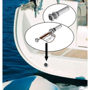 Nuova Rade sikkerhedsstige planmonteret, 3 trin