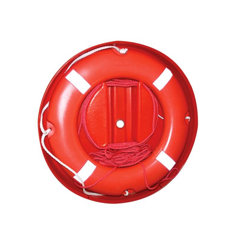 Redningskrans Lifebuoy i rund beholder m/ 30m flydeline