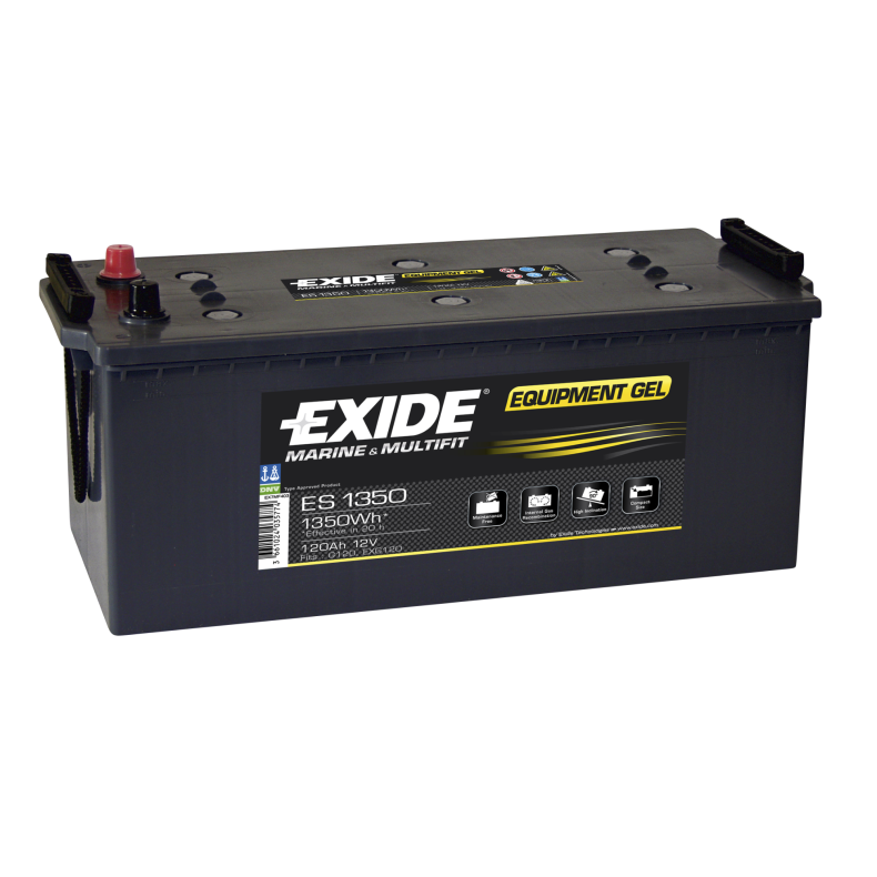 Exide Equipment batteri gel, 120 Amp