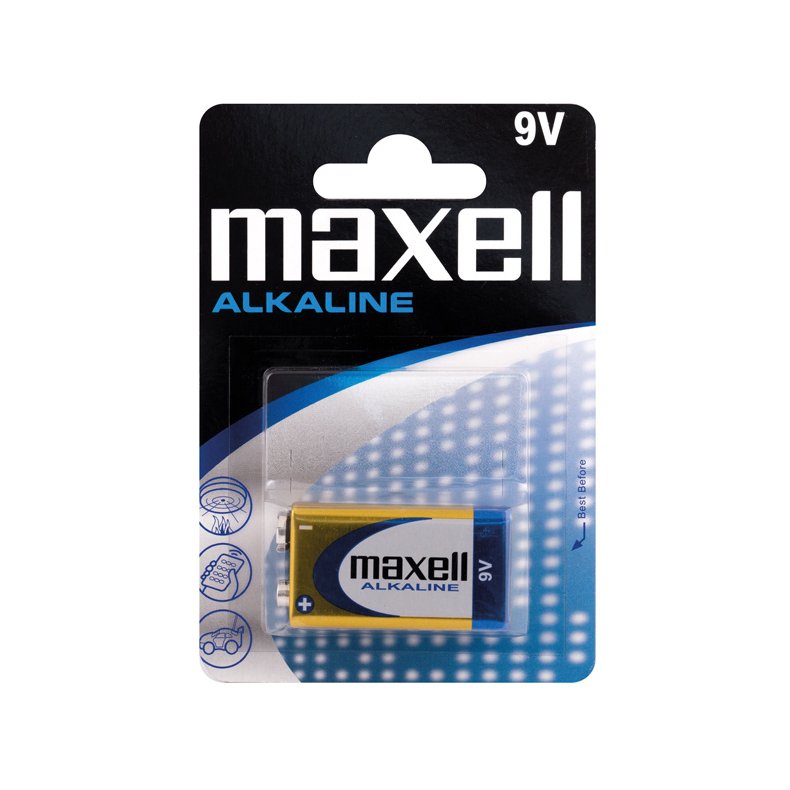 Maxell Alkaline 9V /6LR61 batteri