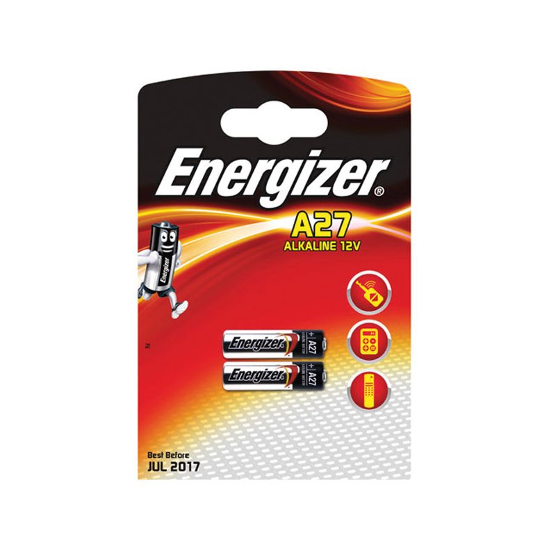 Energizer batteri A27 / 12V, 2stk