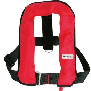 1852 Classic automatisk brnvest m/harness, rd - 150N ISO