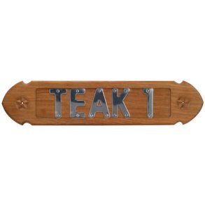 Roca 1 tal 75mm RF til teak skilt