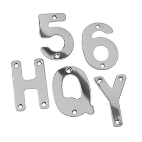 Roca  bogstav 75mm RF til teak skilt