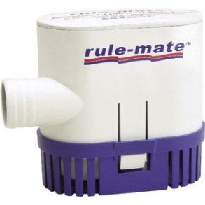 Rule-Mate automatisk l�nsepumpe 1100 GPH  4164 L/t, 24V