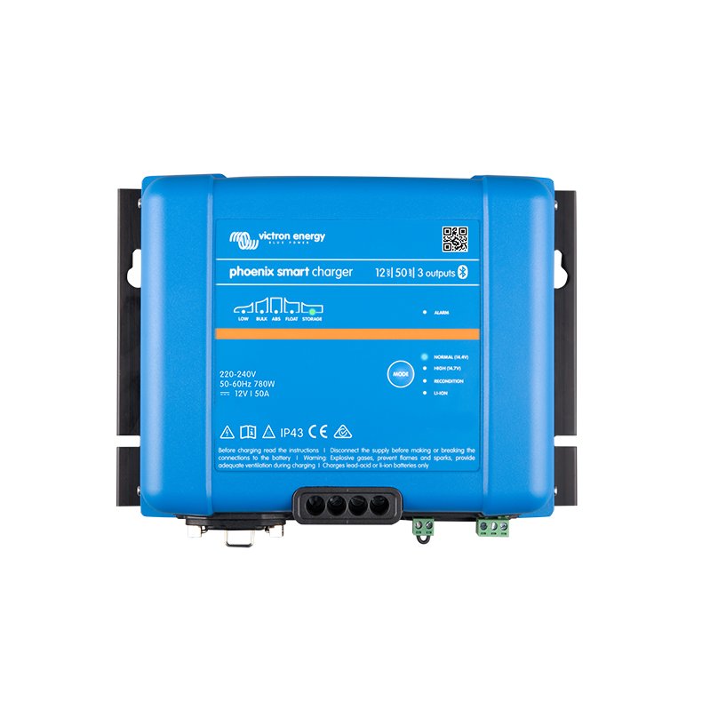 Victron Phoenix Smart IP43 lader (1+1), 12V / 50 Amp