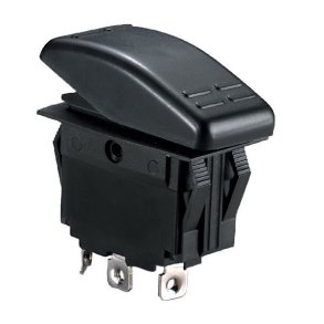 Vandtt kontakt med 3 poler on/off/on