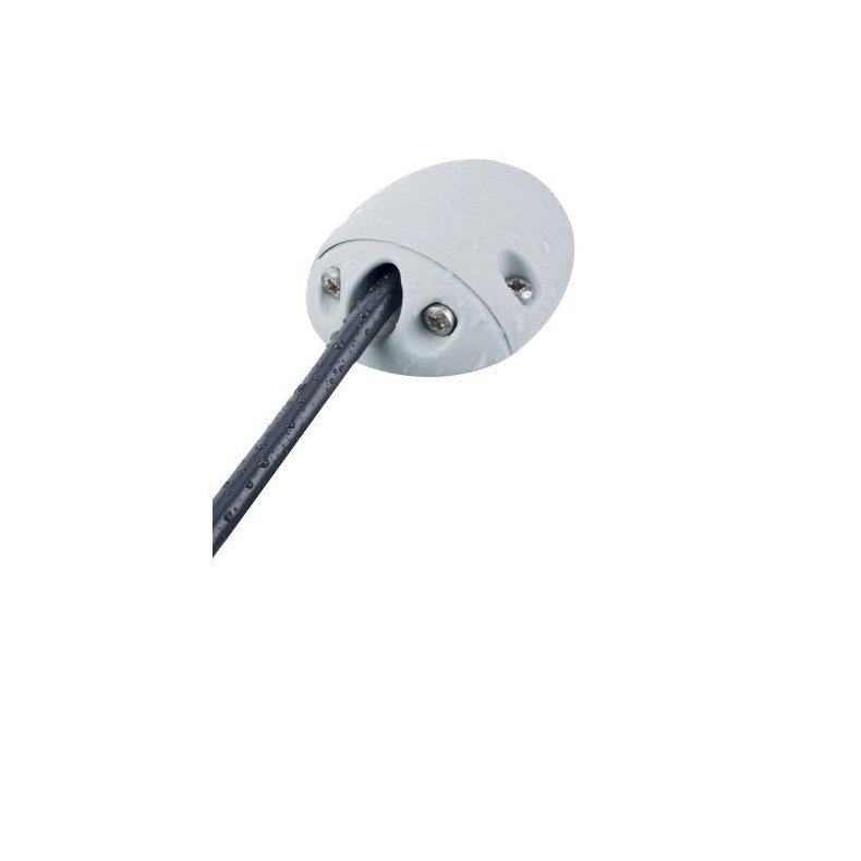 90 kabelgennemfring til 2-8 mm kabel, hvid nylon