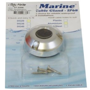 Kabel gennemfring M20 til max 21mm stik aluminium, 49 mm