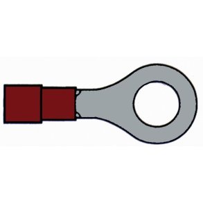 Ringstik rd hul 3.7 mm, 10 stk