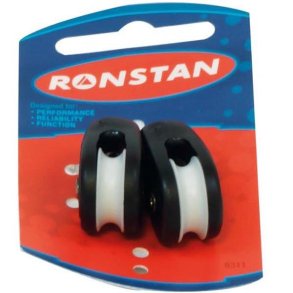 Ronstan Kiteblok sort, 2-pak