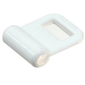 Sejlslde nylon hvid, 9mm