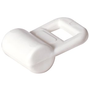 Sejlslde nylon hvid, 12mm