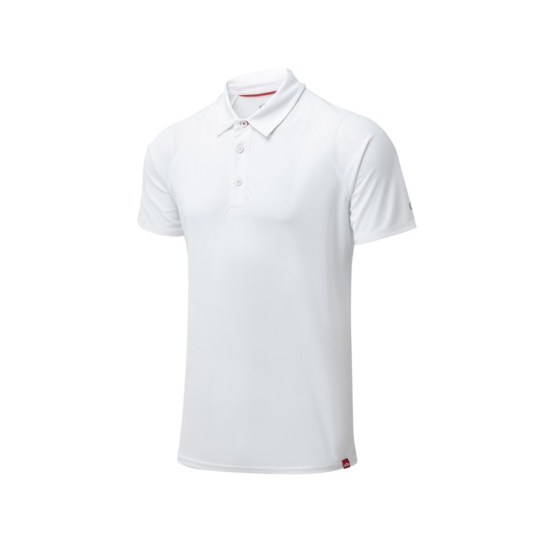 Gill UV008 Poloshirt herre UV50+ hvid, str S