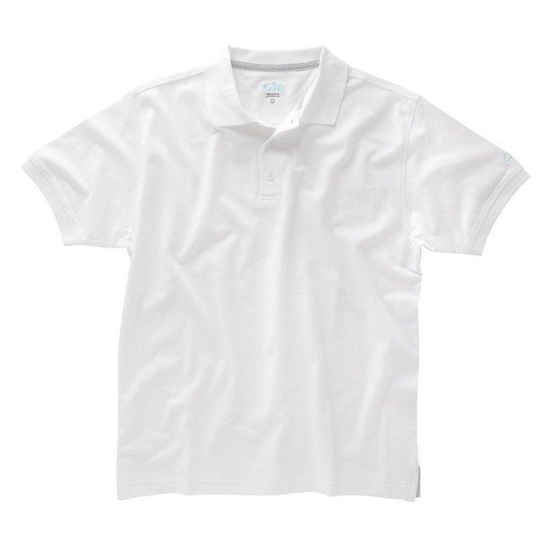 Gill 167 Polo shirt hvid, str XXL