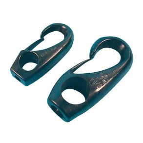 Nylonkrog sort 8mm, 4 stk