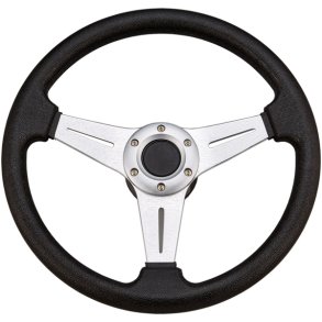 Sportsrat sort med alu,  338mm