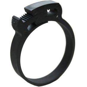 Spndebnd plast 11,1 - 13,4 mm sort - 6mm