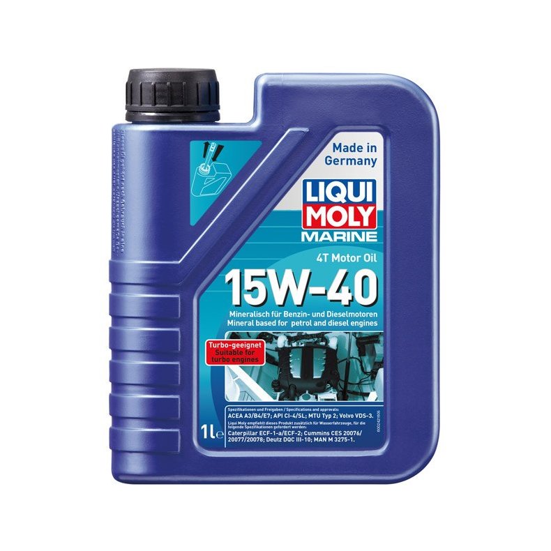 Liqui moly marine 4t motor olie 15w-40 1l