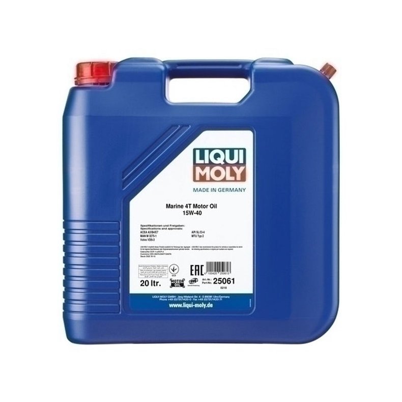 Liqui moly marine 4t motor olie 15w-40 20l