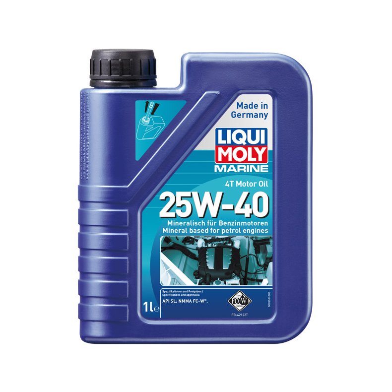 Liqui moly marine 4t motor olie 25w-40 1l