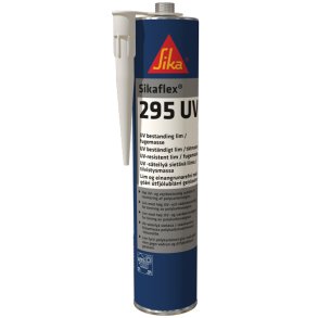 Sikaflex 295UV PU-rudelim sort, 300ml