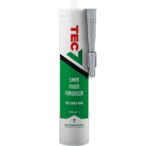 Tec7 Lim, fuge og forsegler, 310ml lysegr