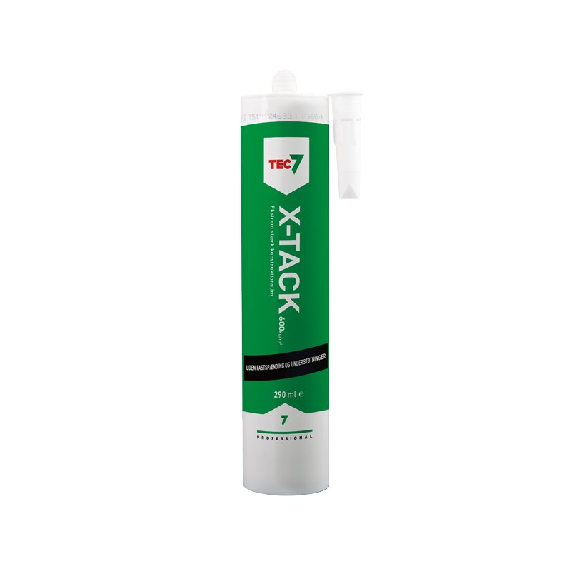 Tec7 X-Tack konstruktionslim hvid, 290 ml