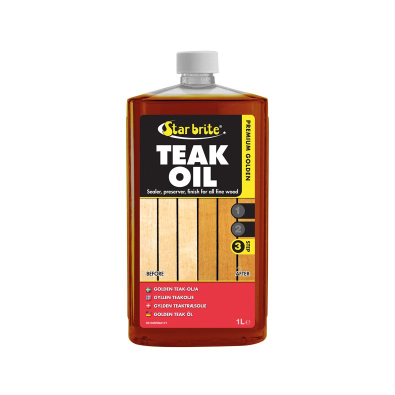 Star Brite Premium Gold Teak Olie, 1L