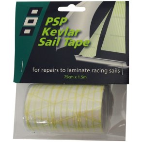 PSP Kevlar sejltape sort/klar, 75mm