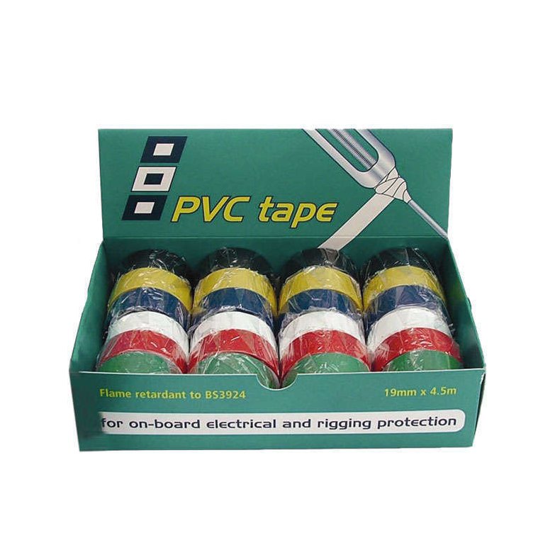 PSP PVC tape Isoleringstape 19mm, 24 ruller