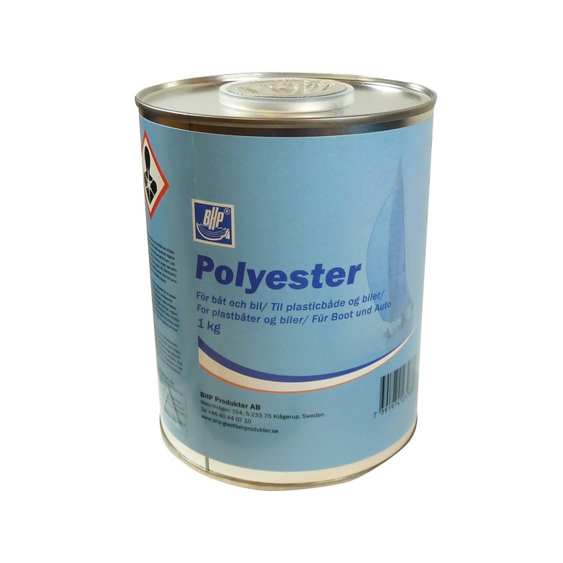 BHP polyesterplast uden hrder, 1kg