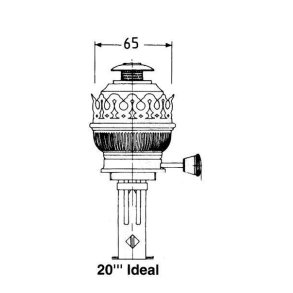 DHR Br�nder 20''' messing, Ideal