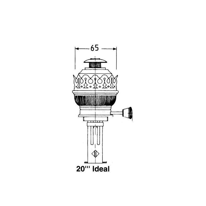 DHR Brnder 20''' messing, Ideal