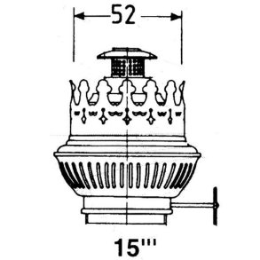 DHR Brnder 15''' messing