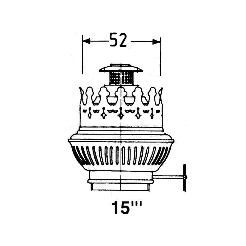 DHR Brnder 15''' messing