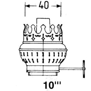 DHR Br�nder 10''' messing