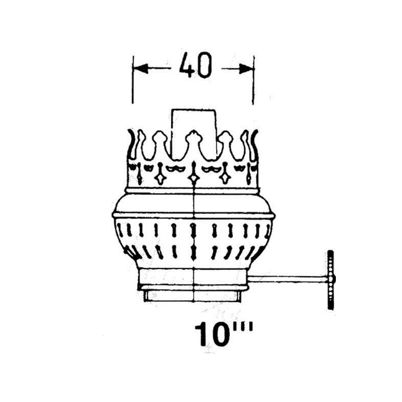 DHR Brnder 10''' messing