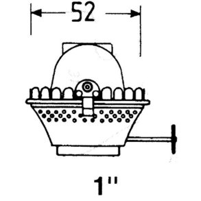 DHR Br�nder 1''' messing