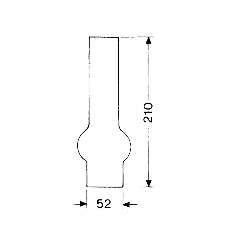 DHR Lampeglas 15''' x 210mm