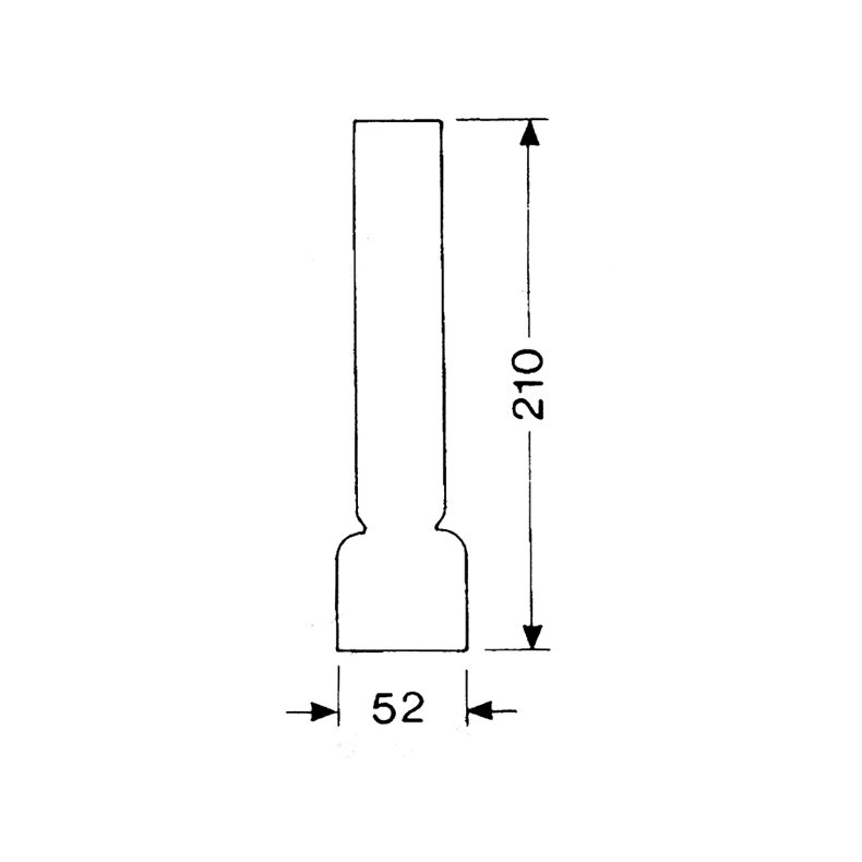 DHR Lampeglas 14''' x 210mm